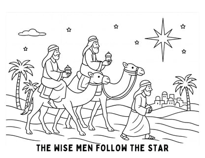 Christmas Coloring Book and Activity Pages