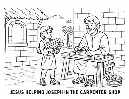 Christmas Coloring Book and Activity Pages