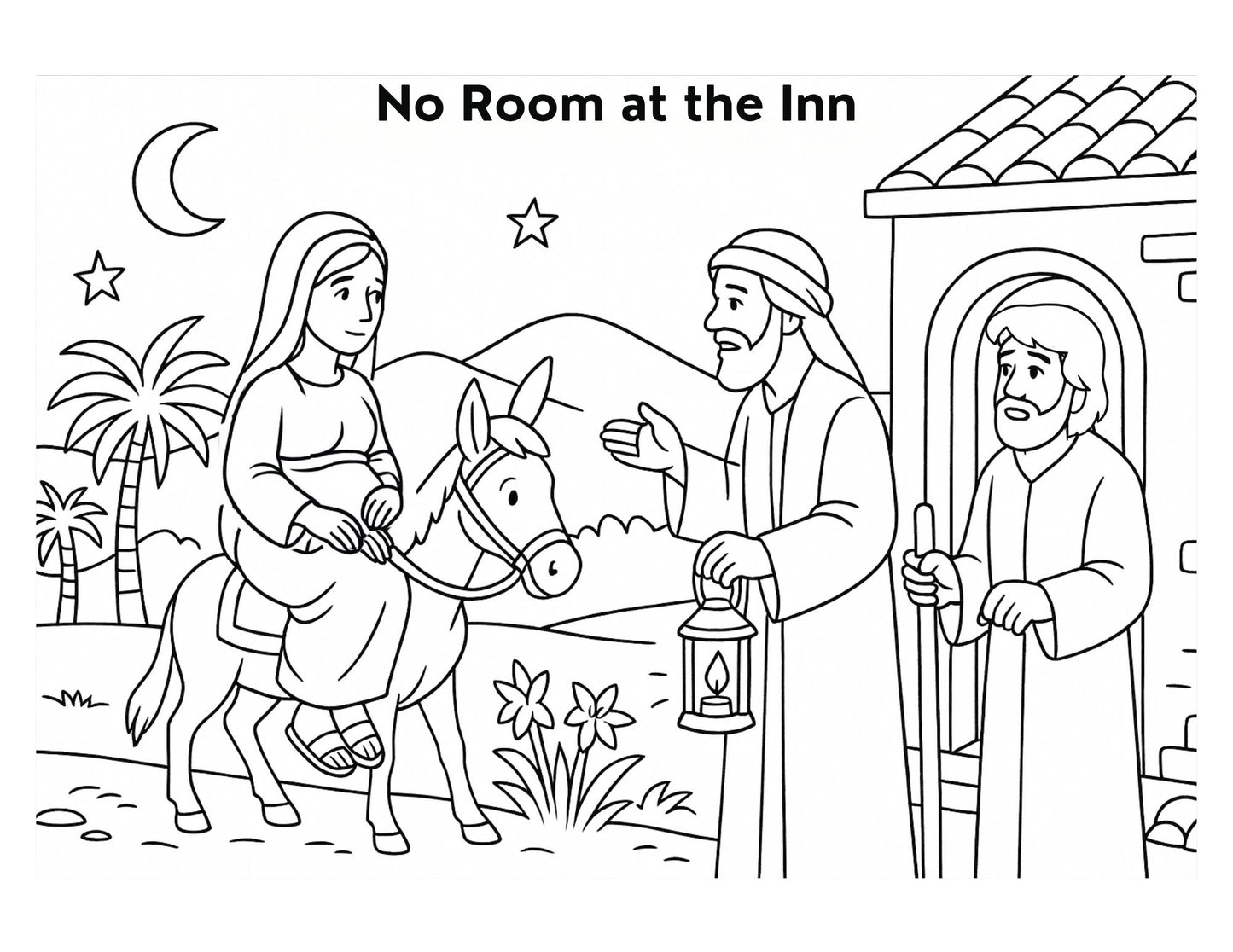 Christmas Coloring Book and Activity Pages