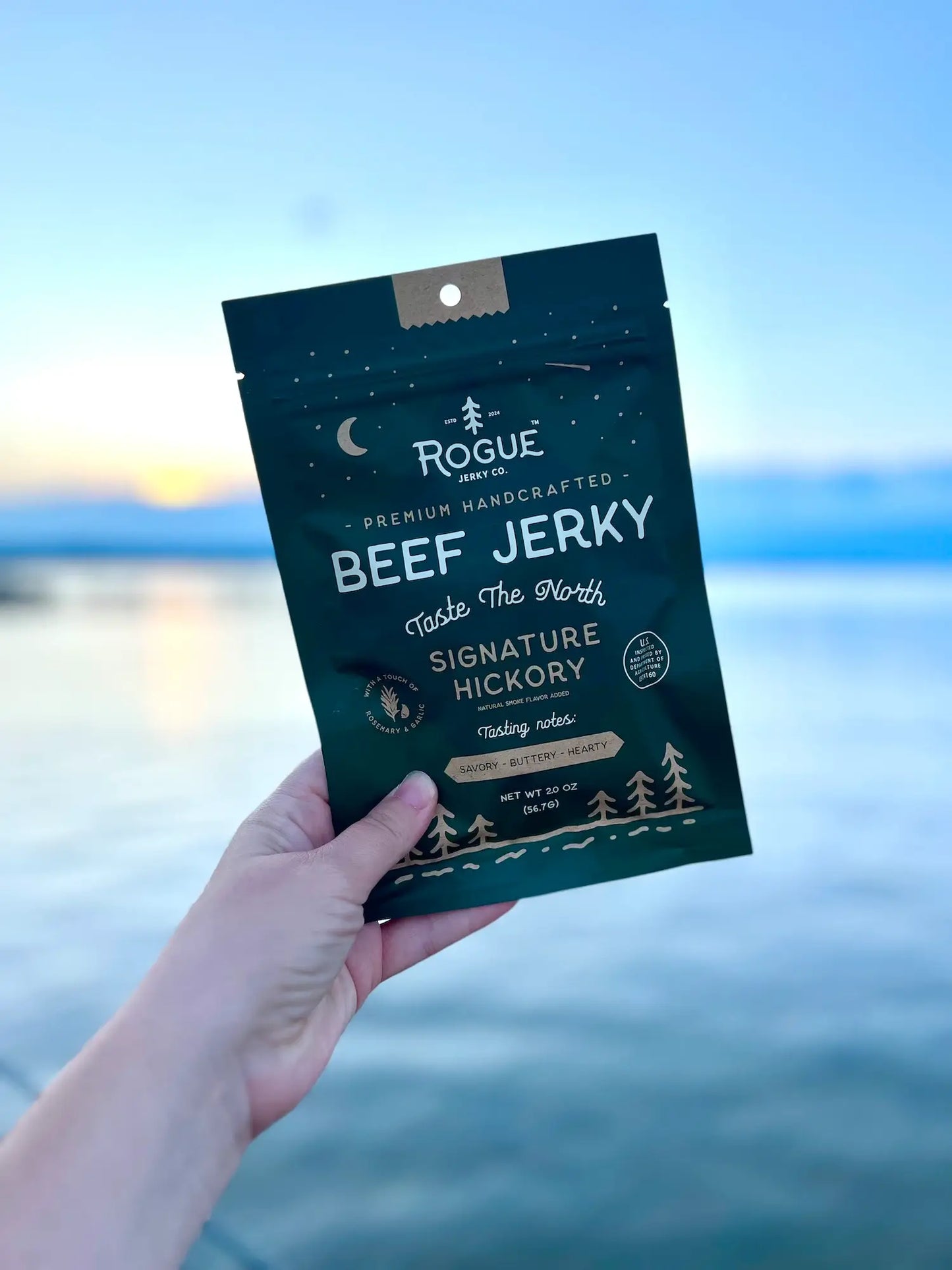 Rogue Signature Hickory Premium Beef Jerky - 4 Flavors