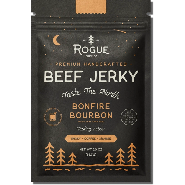 Rogue Signature Hickory Premium Beef Jerky - 4 Flavors