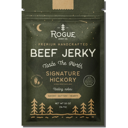 Rogue Signature Hickory Premium Beef Jerky - 4 Flavors