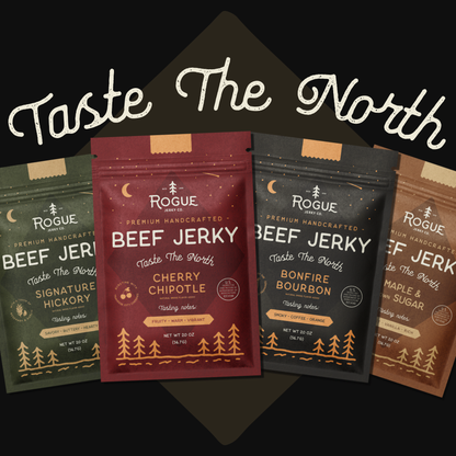 Rogue Signature Hickory Premium Beef Jerky - 4 Flavors